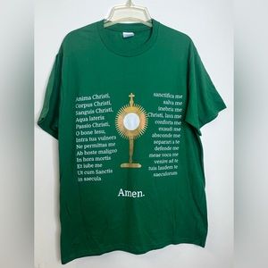 2/$20 ⭐ Men's Green T Shirt  Size L